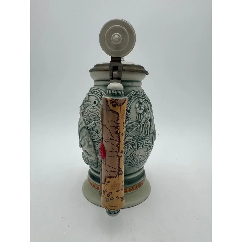 Vintage Avon Beer Stein Christopher Columbus New World  Made in Brazil